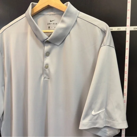 Nike Gray Golf Polo Shirt - Picture 3 of 6
